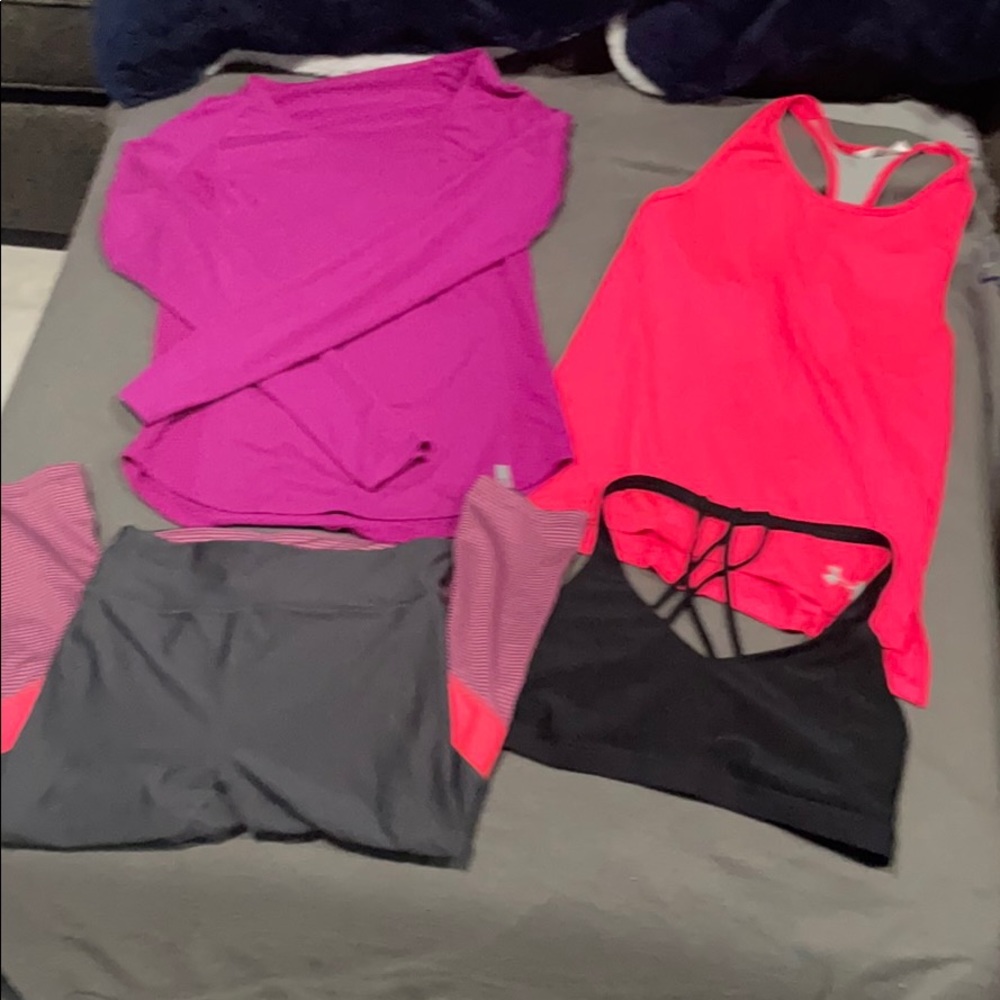 Bundle of Under Armour Woman’s work out clothing